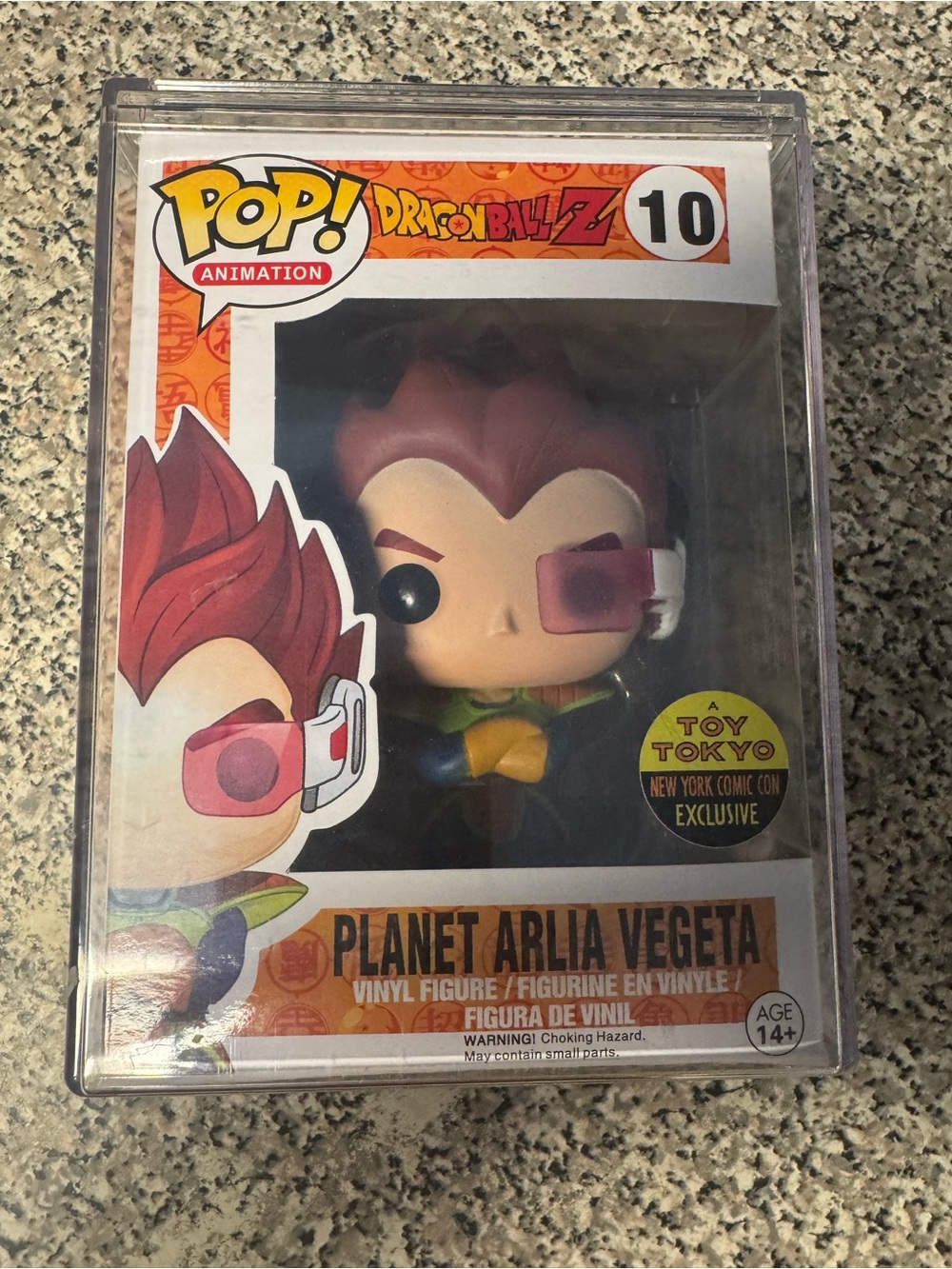 Pop! Animation Dragon Ball Z Planet Arlia Vegeta - Red Hair